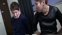 Uncut oriental teen jizzes