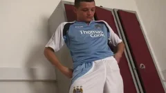 Soccer Solo In The Locker Room