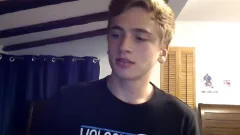 Blond teen Cums On sex dildo And Licks his sex cream - Chaturbate