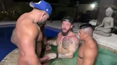 vehement Breeding With My Hunk allies In The Jacuzzi [ONLYFANS]