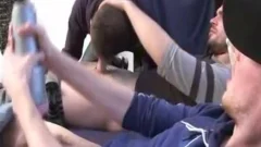 obscene homosexual Threeway poke