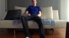 Super cute twink wanking video