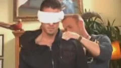 Blindfolded blowjob