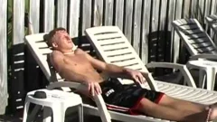 Cameron Daniels lusty Sunbathing Session
