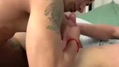 monstrous schlong Daddy pokes gay twink In A Swing