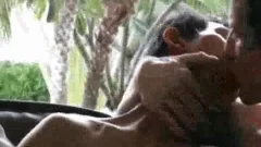 Wild asian goes in for plowing hard