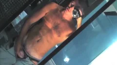 Hairy masturbating