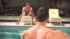 stunning Hunks banging outdoors