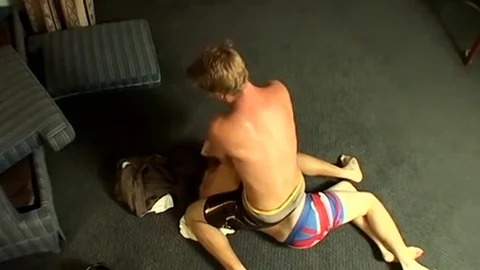 Playful twinks Kelly And Gran Wrestling