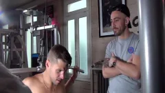 two males bare A young