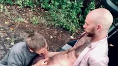 $lutty teen Getting hammered In Public By A bushy Hunk!!
