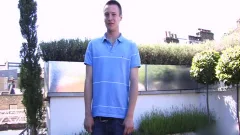 Tall Blond Defined straight Lad James Ing In The Sunshine
