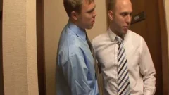nasty homosexual men slamming In The Office