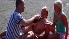 Ponytail Bi guy Swallows
