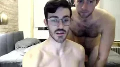 lusty lad couple dilettante engulfing