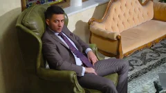 Hardcore pounding in a boardroom vibe
