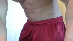 Playing With His big Hard penis