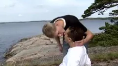 homosexual 3some sucking   fucking