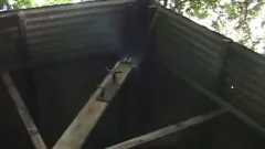 engulfing And pounding outside
