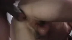 Tw-nk Interracial butt fuck cumsnasty
