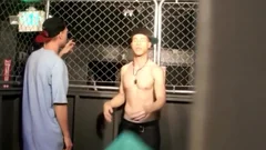 Straight lad gets Cuffed And suck