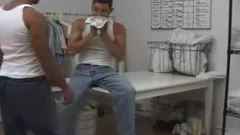 Laundry homosexual Porn homosexuals homosexual ejaculate flows drink man Hunk