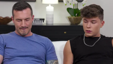 Jerk Buddies: Uncut Studs Share Deep Doggy Style