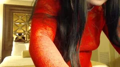 Red Fishnet dress 2