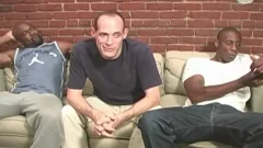 daddy White guy Getting Shared By darksome males