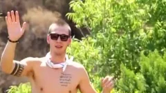 Thellock&monstrous poked By A monstrous-peckered twink Outside