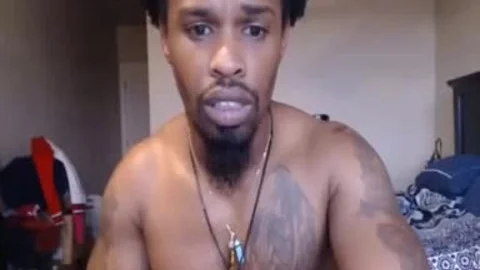 chap Showing His gigantic 10-Pounder In webcam