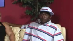 fat Bald lad Does Decent Deepthroat On BBC