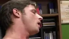 Ben Archer, DADDY's office dream take up with the tongue engulf kiss older fuck