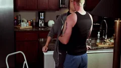 Bubble arse twink Scotty acquires Bred, Rimmed, And Blown On The Counter By Twunk husband Brock