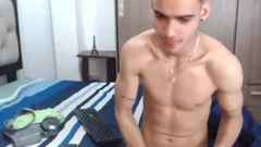 slutty teen Emiliano Wanks On cam And cum