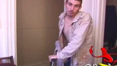 Sebastian Strokes Out his ball sperm Load
