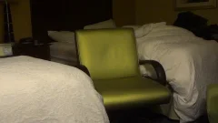 Rubbing One Out At The Hotel Wearing Striped Socks