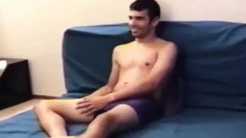 stylish Party dude With A nice Tanned Body And glad Smile
