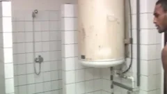 Euro Prison Shower Mixed Race 3way