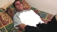 sex toy Loving Silver Jerks Off