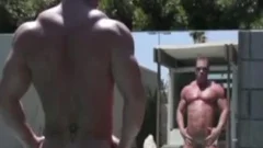 Caesar Jerks Off & vibrator Rides