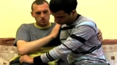 exposedback lovers spit sweet spooge back and forth