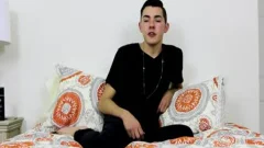alluring Connor Talks About Himself And Jerks Off His knob