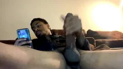 large dark dong Masturbating In web camera
