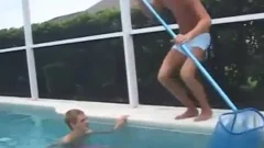 Skinny White twink Chad Fitch gets Swimming Less0ns