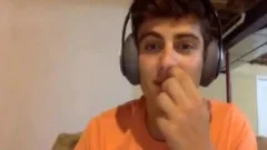 lad Showing His ramrod And a-hole In Live