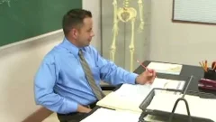 Sinful homosexual Teacthis chabr gets Nailed By homosexual fellowent In Classroom