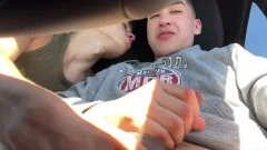 Car sex surprise with a hot pickup