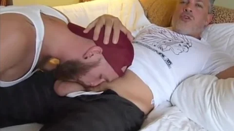 charming Bear bareback And ass cock juice flow