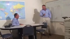 Jefe Y Empleado Montandoselo En La Oficina  homosexual porn homosexuals homosexual cumstastys drink guy hunk